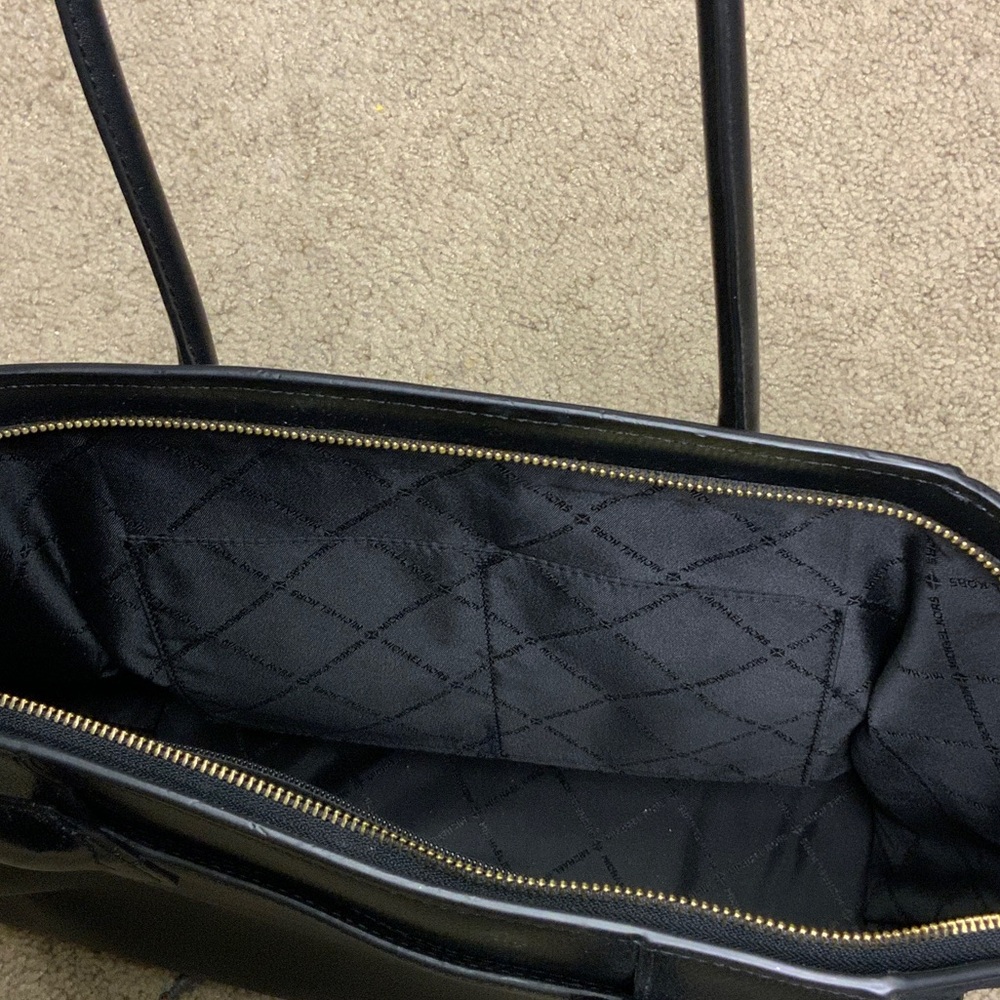 Michael Kors Black and Gold Tote Bag - Picture 5 of 5